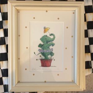 2 Framed handmade prints by Michelle Masters.